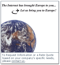 Let us bring your business to Europe!